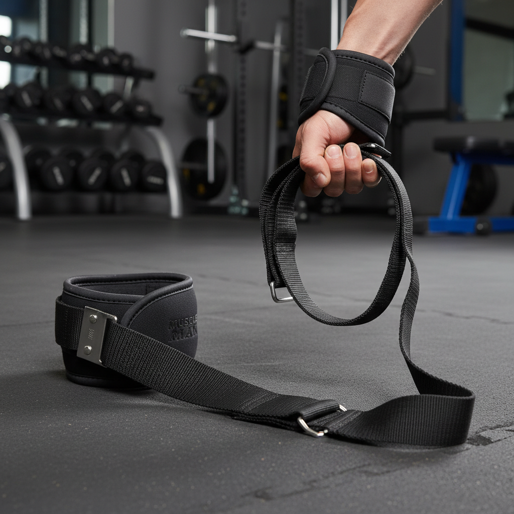 Padded lifting straps with neoprene wrist support