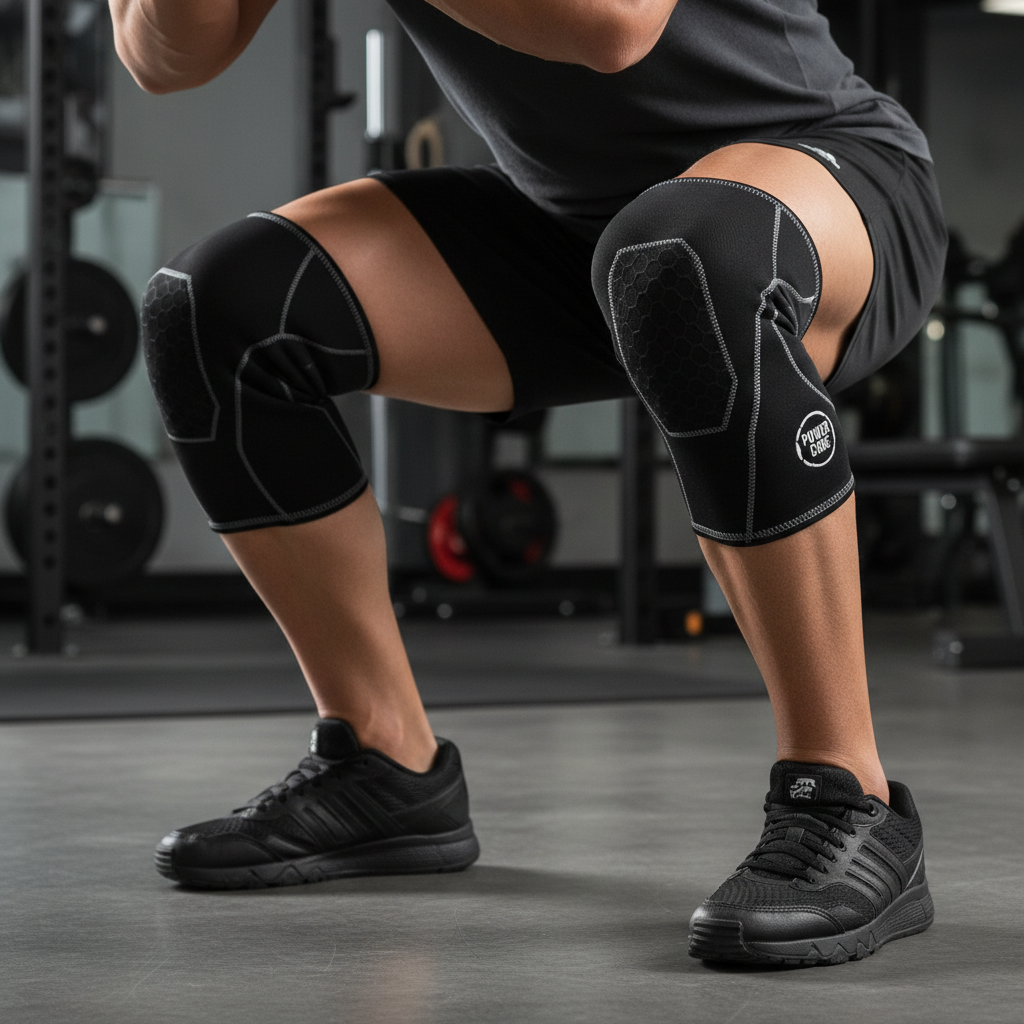 7mm neoprene knee sleeves for squats and weightlifting