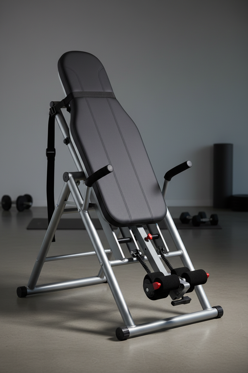 Heavy duty inversion table for back pain relief