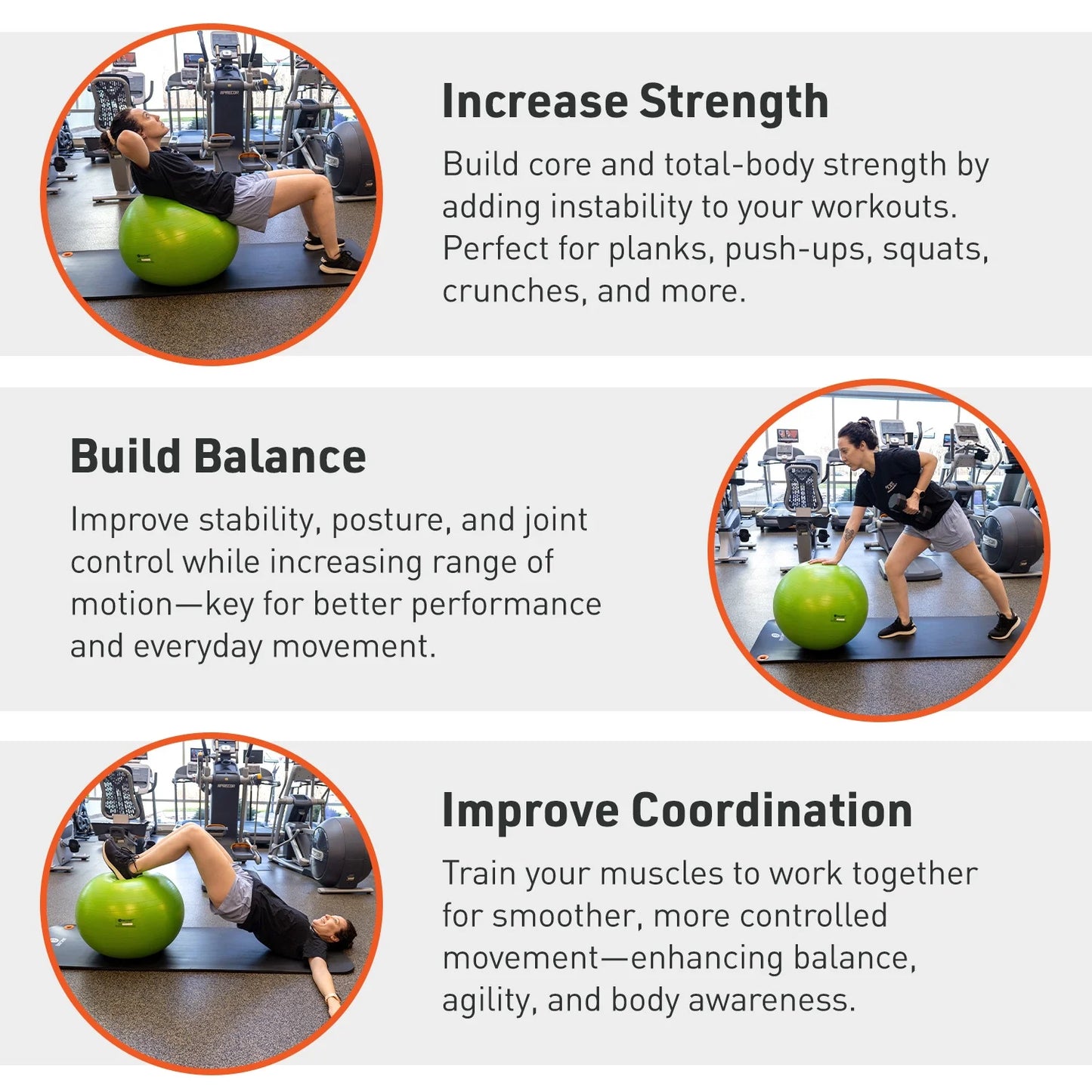 Yellow Fitness Ball (65 Cm), Pump & Exercise Guide Included