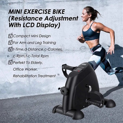 Desk Bike Pedal Exerciser, Mini Exercise Bike