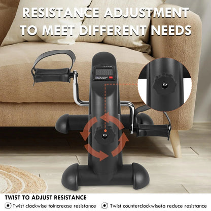 Desk Bike Pedal Exerciser, Mini Exercise Bike