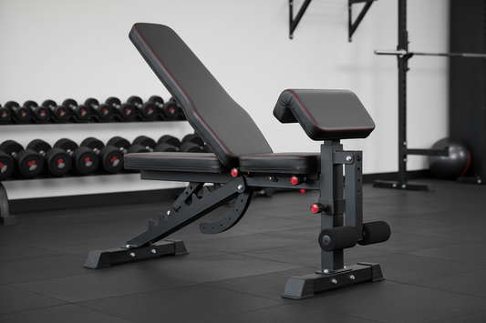 Adjustable weight bench for home gym