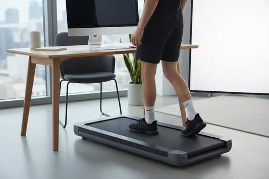 Under desk walking pad treadmill for home office