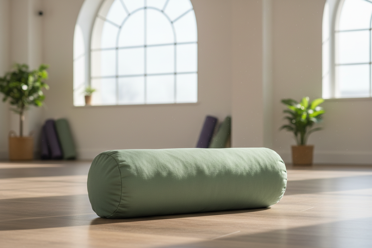 Premium yoga bolster pillow